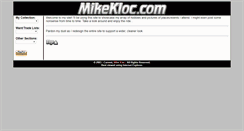 Desktop Screenshot of mikekloc.com